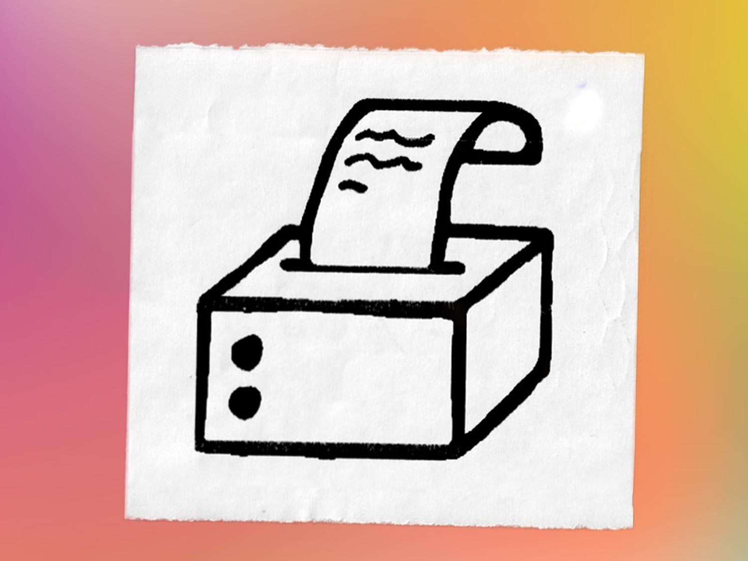 printer icon by thermal printer.
