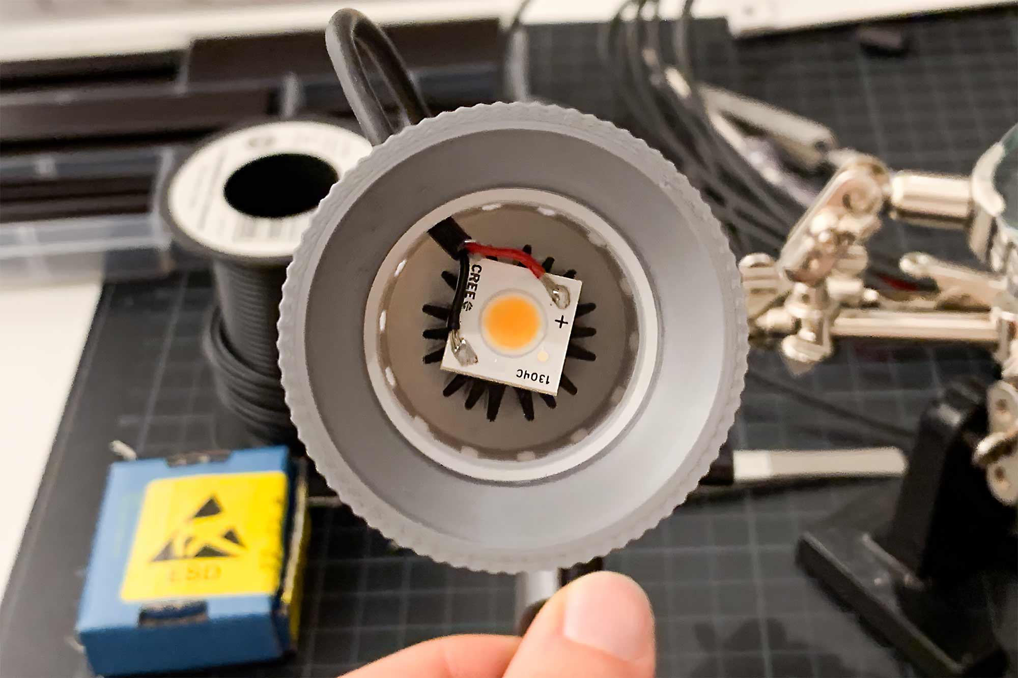 prototype of LED housing