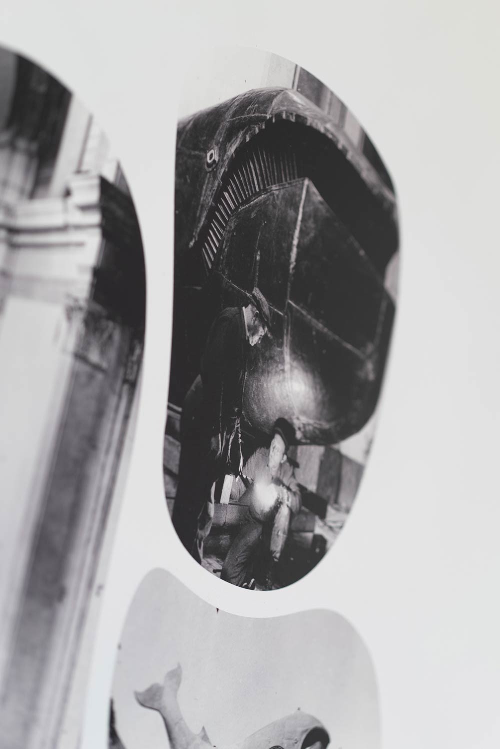 Secondary wall text panel featuring images